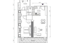 1 bedroom apartment